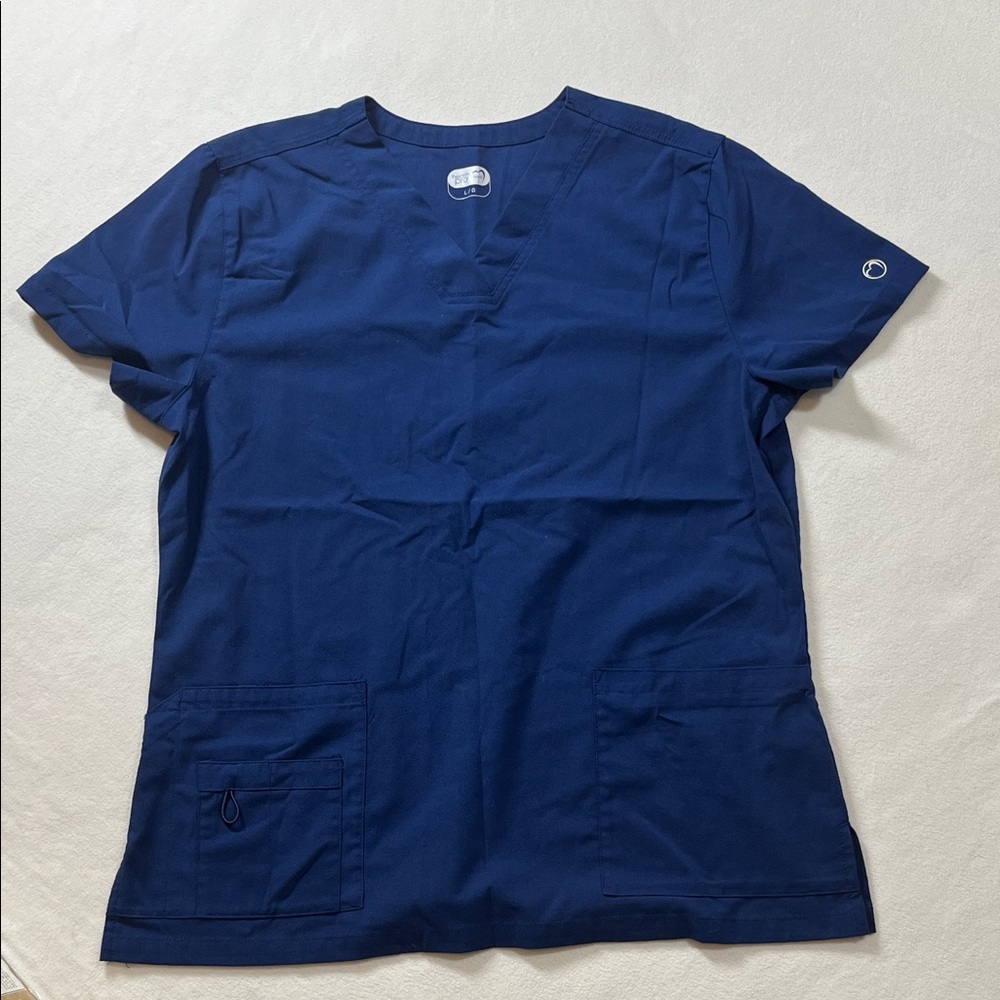 Women's Scrub Top - Navy Blue